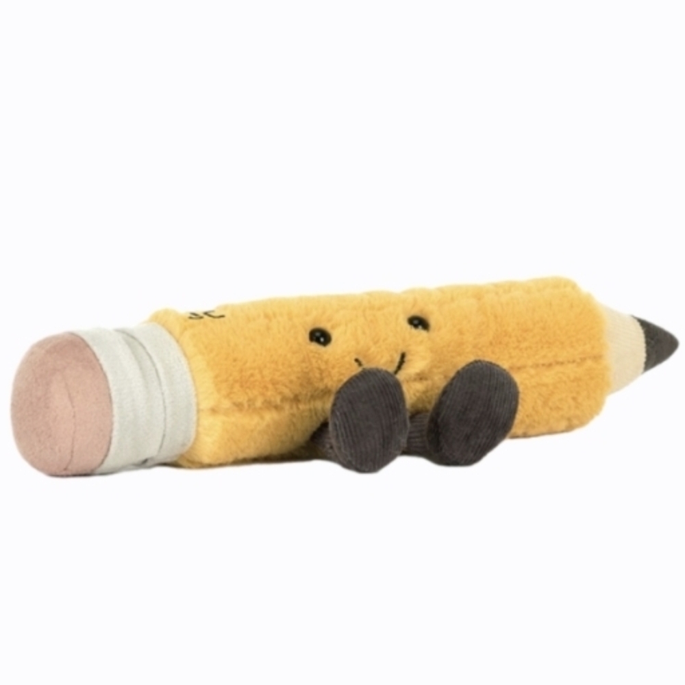 Jellycat Amuseables Pencil 2.4x8.3x1.6" Soft & Plush BNWT Authentic